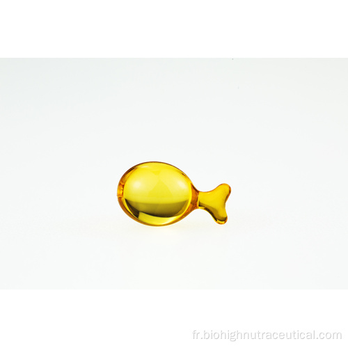 Mini gélule d&#39;huile de poisson au citron